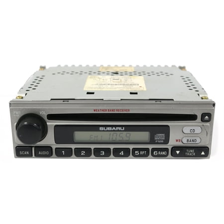 Restored 2003-2006 OEM Subaru Forester Radio AM FM CD 86201SA020 Face ID P126 (Refurbished)