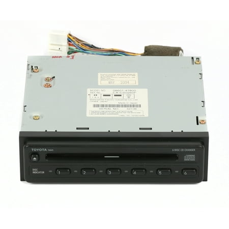 Restored 2004-2005 Toyota Prius 6 Compact Disc Player 08601-47800 Face 74845 (Refurbished)