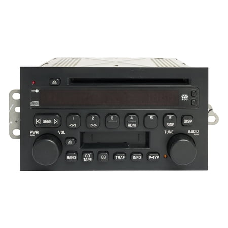Restored 2004-2006 Buick Allure Regal Rendezvous AM FM CD Cassette Radio 10376760 Opt U1Q (Refurbished)