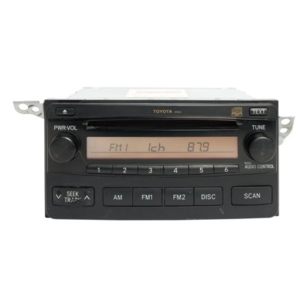 Restored 2004-2008 OEM Toyota Matrix AM FM CD Player Radio 86120-02400 Code A51816 (Refurbished)