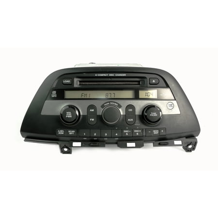 Restored 2005-10 Honda Odyssey OEM AM FM Receiver 6 Disc Changer 39100-SHJ-A110 Face 1XU8 (Refurbished)