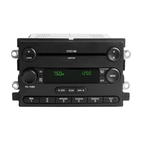 Restored 2005 Ford Five Hundred AM FM Aux MP3 Player 6 Disc CD Player 5G1T-18C815-EA (Refurbished)