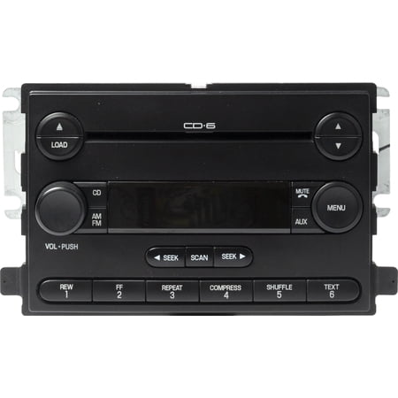 Restored 2005 Ford Freestar AMFM Radio Receiver 6 Disc CD Player Part Number 5F2T18C815AA (Refurbished)