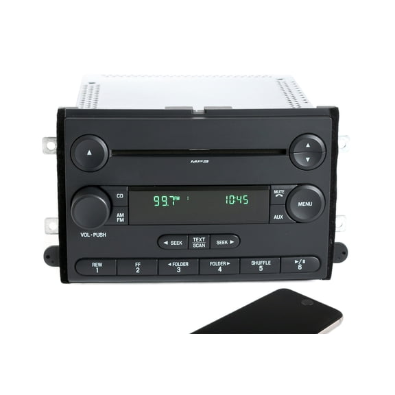 Restored 2006-07 Ford Fusion Mercury Milan Radio AM FM Mp3 CD w BT Upgrade 6E5T-18C869-AK (Refurbished)