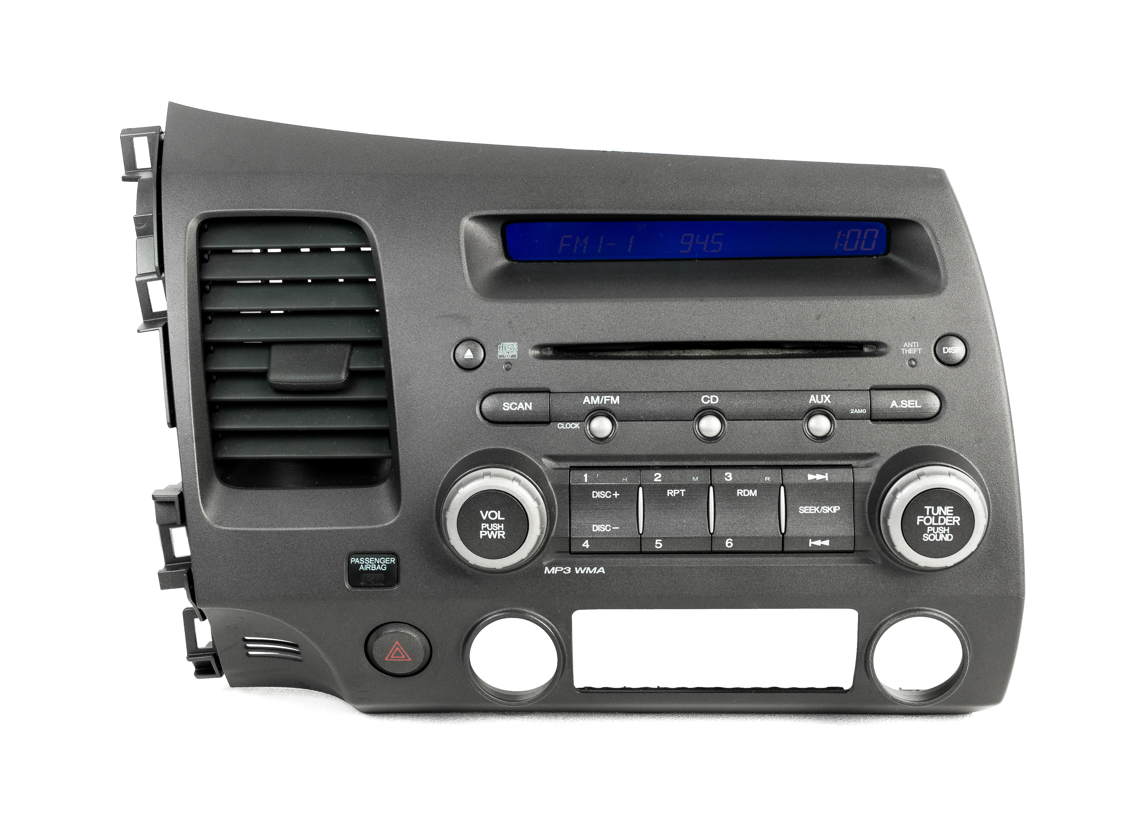 Restored 2006-2011 Honda Civic OEM Original AM FM mp3 CD 39100-SNA-A030 ...