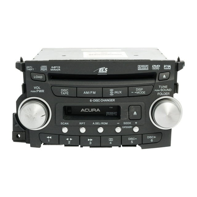 Restored 20072008 Acura TL AM FM Cassette MP3 with 6Disc DVD Player