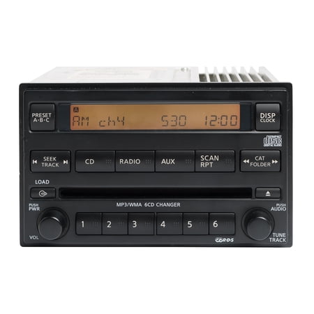 Restored 2007-2008 Nissan Frontier AM FM MP3 Receiver Single-Disc CD Player 28185 Z505A (Refurbished)