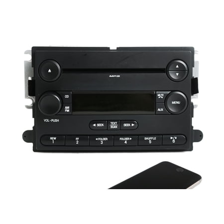 Restored 2007 Ford Focus OEM AM FM CD Player Radio with Bluetooth Upgrade 7S4T-18C869-AB (Refurbished)