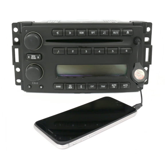 Restored 2008-09 Chevrolet Uplander Radio AM FM CD Factory Aux Jack Part Number 15878234 (Refurbished)
