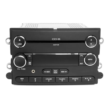 Restored 2008-09 Ford Taurus Mercury Sable AM FM 6 CD Radio w Aux Input 8G1T-18C815-JB (Refurbished)