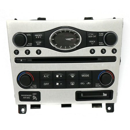 Restored 2008-2009 Infiniti G37 Temperature and Audio Control w Dual Zone 25810JK60A (Refurbished)
