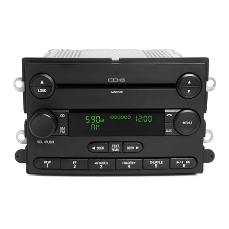 Restored 2008 Ford F-250SD F-350SD Truck AM FM Radio MP3 w 6 Disc CD 8C3T-18C815-FC (Refurbished)