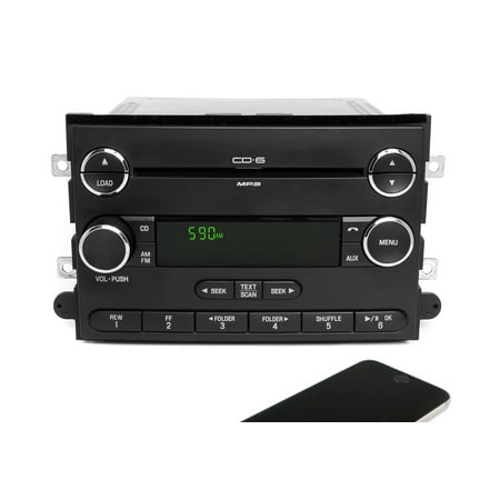 Restored 2008 Ford Fusion Mercury Milan Radio AM FM CD w Bluetooth Upgrade 8E5T-18C815-BF (Refurbished)