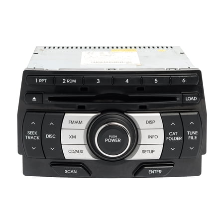 Restored 2009-12 Hyundai Genesis AM FM 6 Disc CD Player MP3 Sat Ready 96190-2M120 9624L1 (Refurbished)