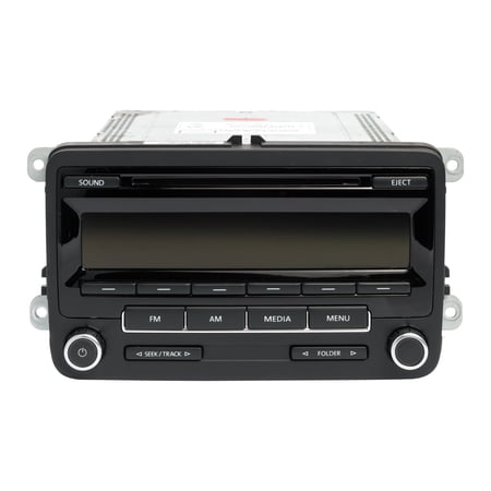 Restored 2009-17 Volkswagen Tiguan AM FM Radio Single Disc CD MP3 Player 5N0035164D (Refurbished)