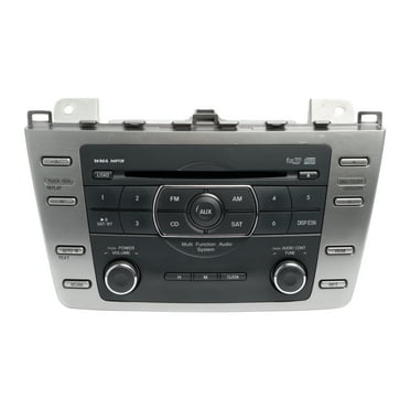 Restored 2009-2010 Mazda 6 AM FM Radio Receiver w 6-Disc CD MP3 Player Part ID GS4M669RXC (Refurbished)