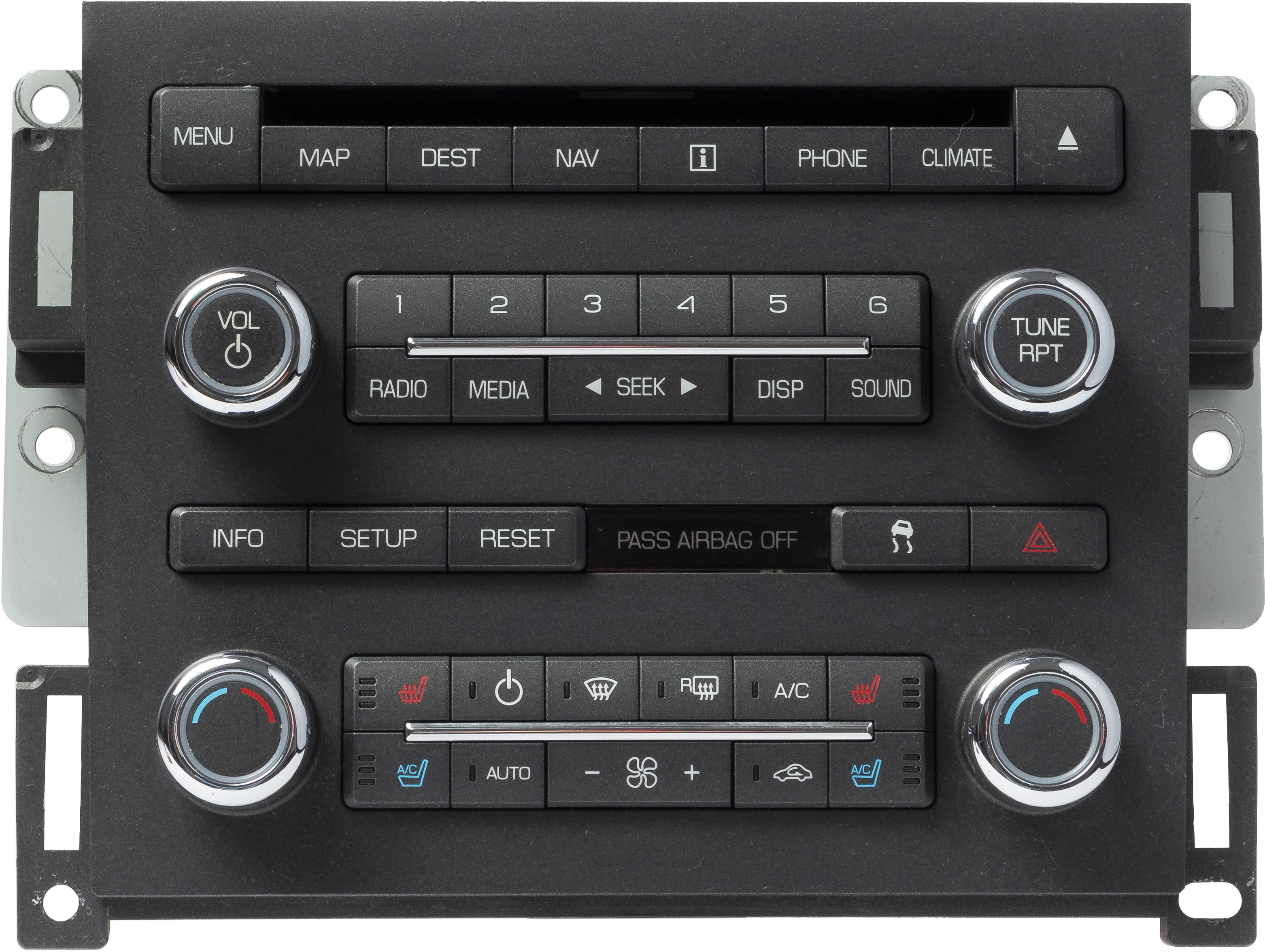 Restored 2009 Lincoln MKS AM FM Radio 6-Disc CD Player Navigation Model ...