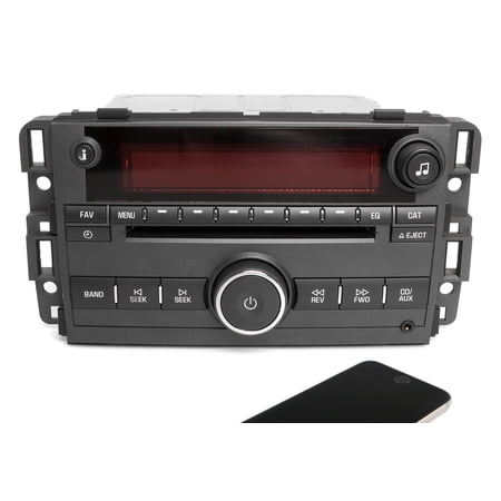 Restored 2009 Pontiac Torrent AMFM CD Player Radio w Aux & Bluetooth Upgrade 25994583 US8 (Refurbished)