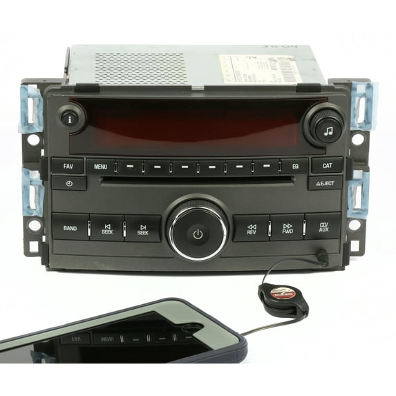 Restored 2009 Saturn Aura Gray Radio AM FM stereo mp3 CD Player w Aux Input 25833954 (Refurbished)