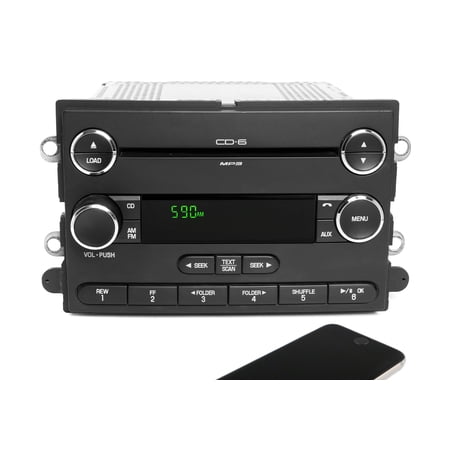 Restored 200910 Lincoln MKX Ford Edge OEM AM FM Radio w Bluetooth Upgrade 8T4T18C815FF (Refurbished)