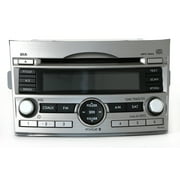 Restored 2010-12 Subaru Legacy OEM AM FM Radio mp3 CD Player 86201AJ64A Face Code PE645U1 (Refurbished)