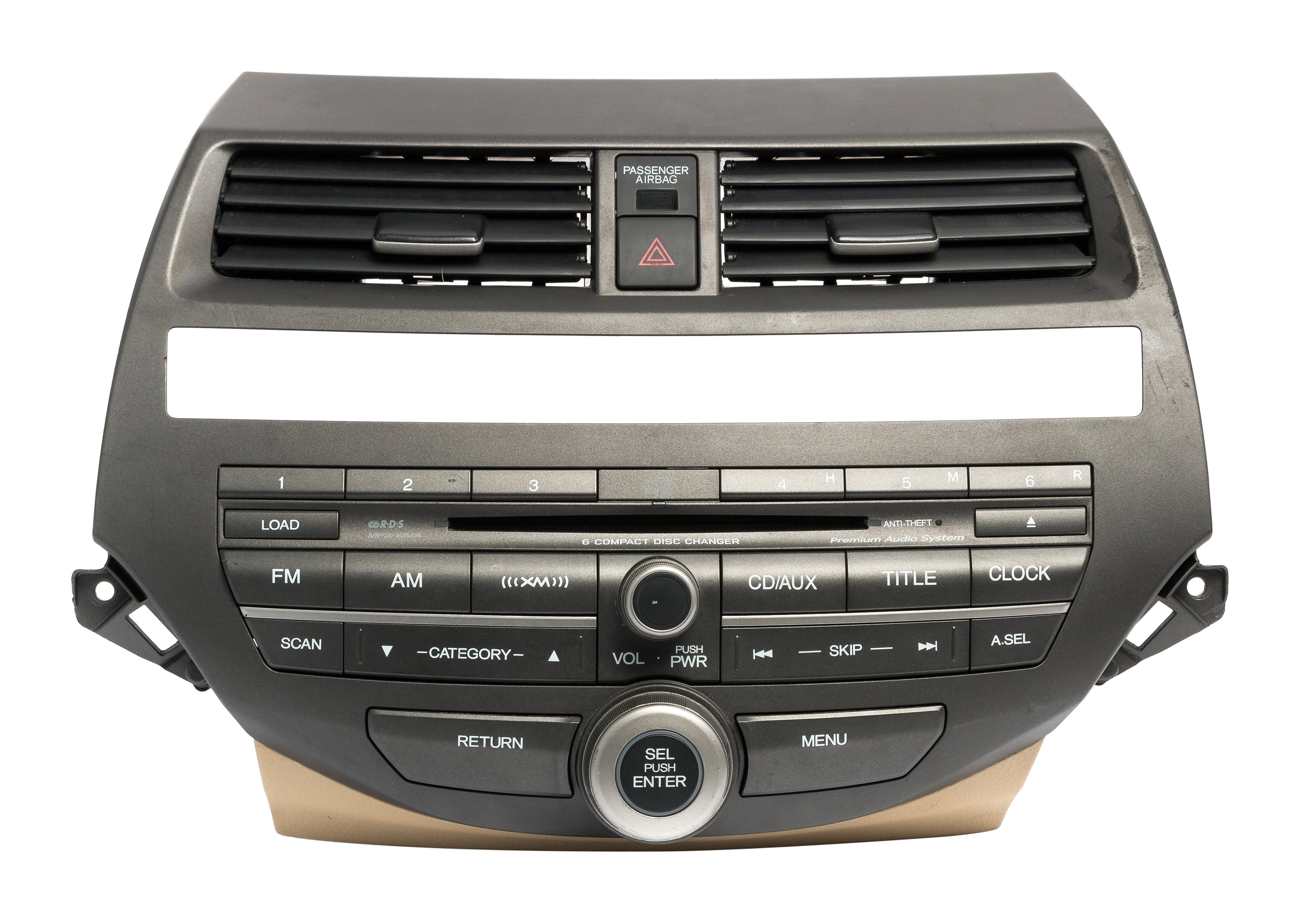 Restored 2010-2012 Honda Accord AM FM Radio 6 Disc CD MP3 Player 39100 ...