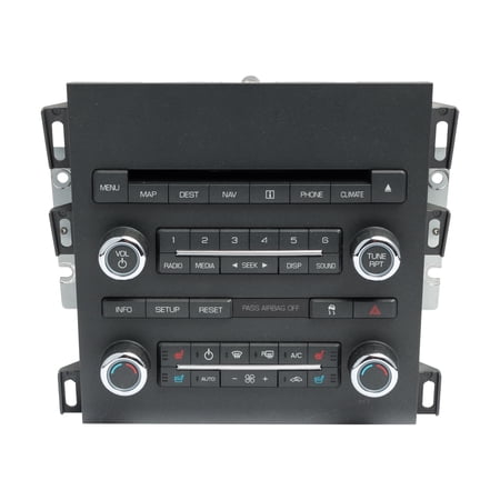 Restored 2010 Lincoln MKZ AM FM Radio mp3 CD Navi XM Ready w Temp Controls 9H6T-19C156-DB (Refurbished)