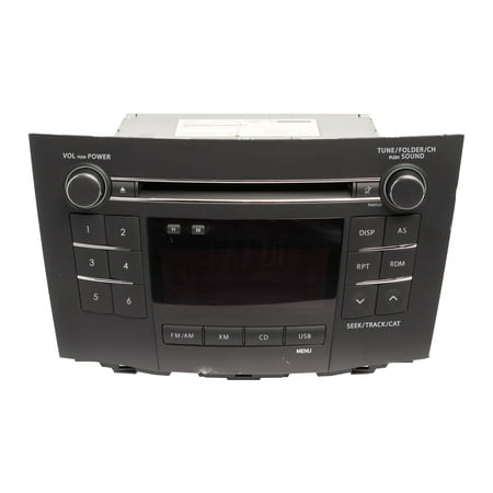 Restored 20102013 Suzuki Kizashi AMFM Radio Receiver with Single CD Player 3910157L01 (Refurbished)