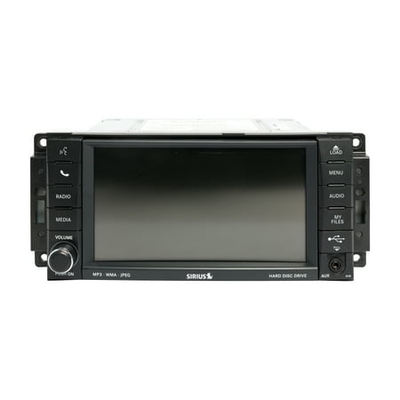 Restored 2011-12 Chrysler Jeep Dodge OEM AMFM XM CD DVD Player Radio P05091184AC Face RHB (Refurbished)