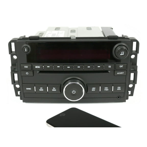 Restored 2011-12 GMC Acadia AM FM CD Player w Aux & Bluetooth Upgrade Opt UUI 20935121 (Refurbished)