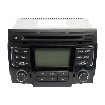 Restored 2011 Hyundai Sonata AM FM Radio Single Disc CD MP3 Satellite Ready 96180-3Q0014X (Refurbished)