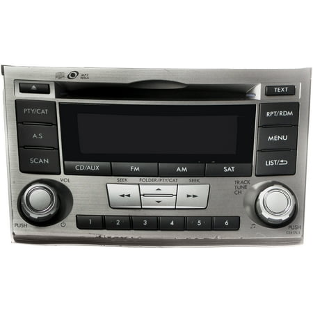 Restored 2012-14 Subaru Legacy AM FM Radio CD Player Part Number 86201-AJ61A Face CE617U1 (Refurbished) Restored 2012-14 Subaru Legacy AM FM Radio CD Player Part Number 86201-AJ61A Face CE617U1 (Refurbished)
