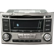 Restored 2012-14 Subaru Legacy AM FM Radio Satellite CD MP3 Player 86201AJ61A OPT CE617U1 - (Refurbished)