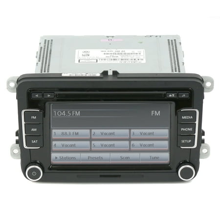 Restored 20122014 Volkswagen Jetta AM FM Radio CD XM Ready Code Included 1K0035180AF (Refurbished)