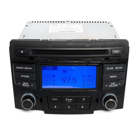 Restored 2013-14 Hyundai Sonata Radio AM FM CD mp3 Player 96180-3Q700 Option 9611PC (Refurbished)