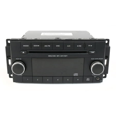 Restored 2013-17 Chrysler Dodge Jeep AM FM MP3 Radio CD Player Part P05091195AC Face RES (Refurbished)