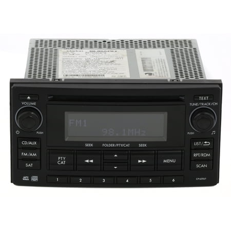 Restored 2013 Subaru Forester OEM AM FM CD Player mp3 Radio 86201SC620 Face CP625U1 (Refurbished)