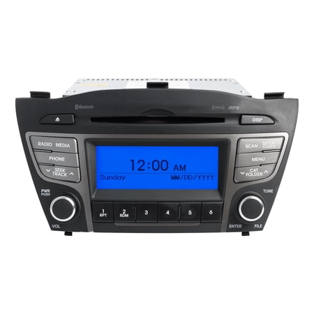 Restored 2014-2015 Hyundai Tucson AM FM XM Bluetooth MP3 Single-Disc CD 96150-2S330TJP (Refurbished)