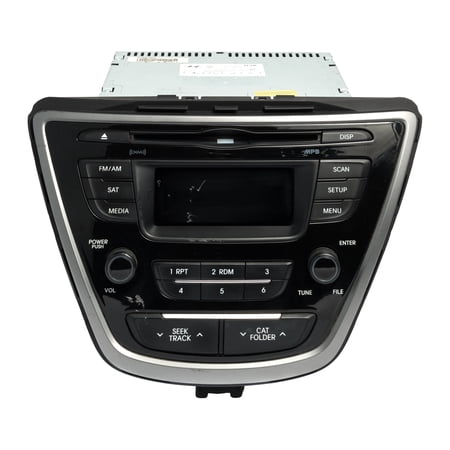 Restored 2014-2016 Hyundai Elantra AM FM Radio XM Single Disc CD MP3 Player 96170-3X156GU (Refurbished)