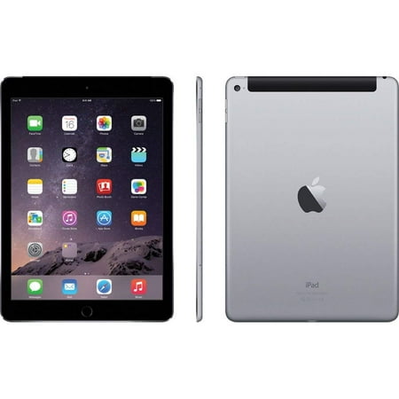Restored 2014 Apple iPad air Wi Fi+Cellular 128 GB Space Gray (2nd Generation) (Refurbished)