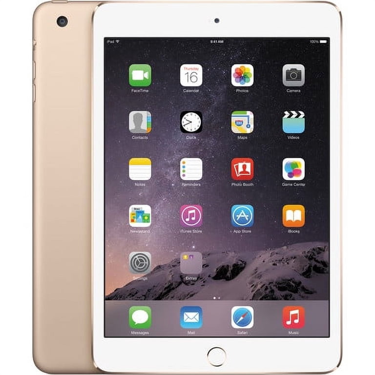 Restored 2014 Apple iPad mini Wi Fi 16 GB Gold (3rd Generation