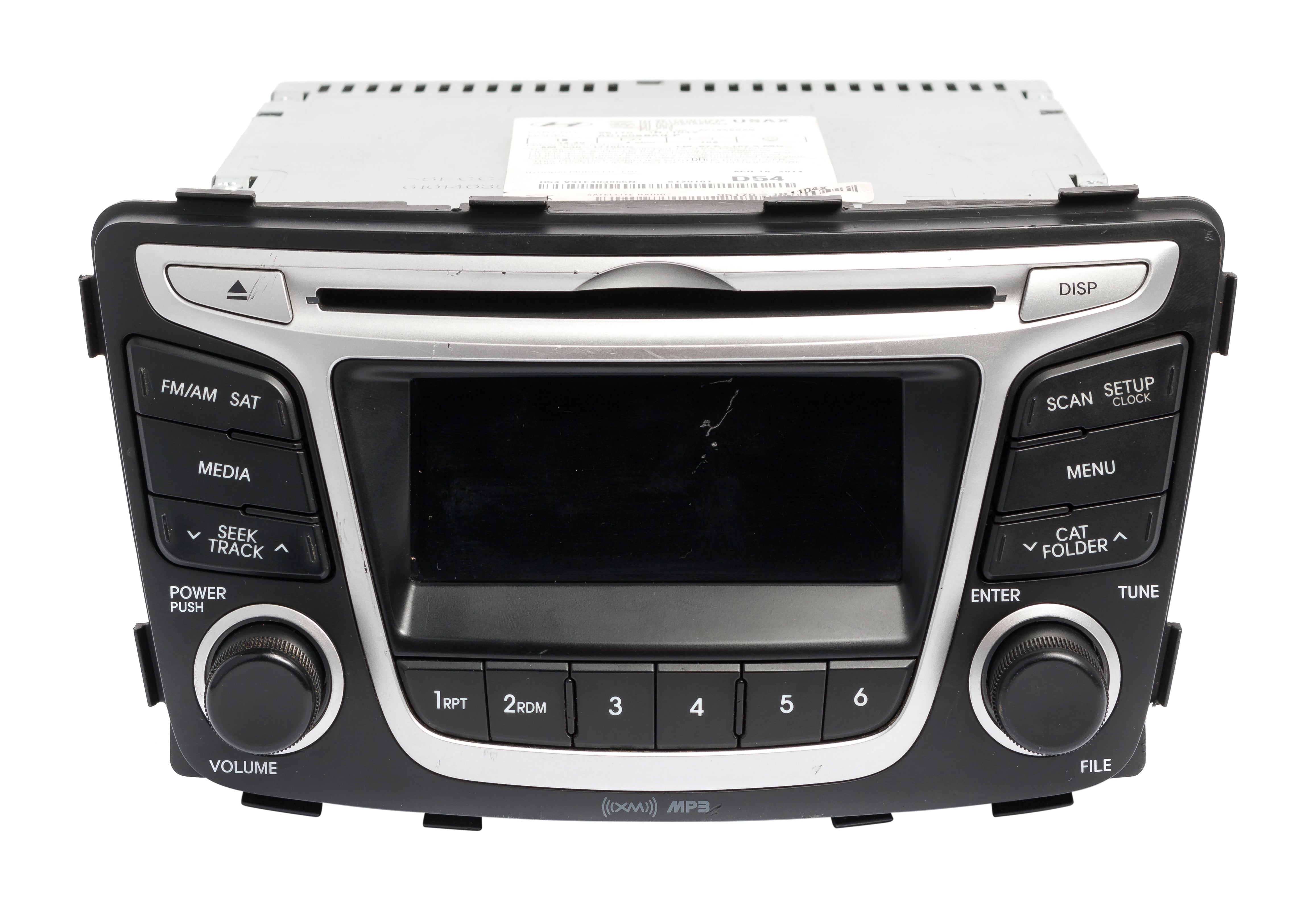 Restored 2014 Hyundai Accent AM FM Radio SiriusXM Single Disc CD MP3 ...