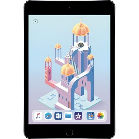 Restored 2015 Apple iPad mini Wi Fi 128 GB Space Gray (4th Generation) (Refurbished)