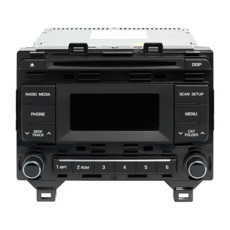 Restored 2015 Hyundai Sonata AM FM Radio Single Disc CD Player w Display 96170-C20004X (Refurbished)