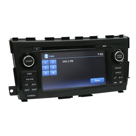 Restored 2015 Nissan Altima AM FM XM Radio Single CD Player w Display Screen - 259159HP0A (Refurbished)