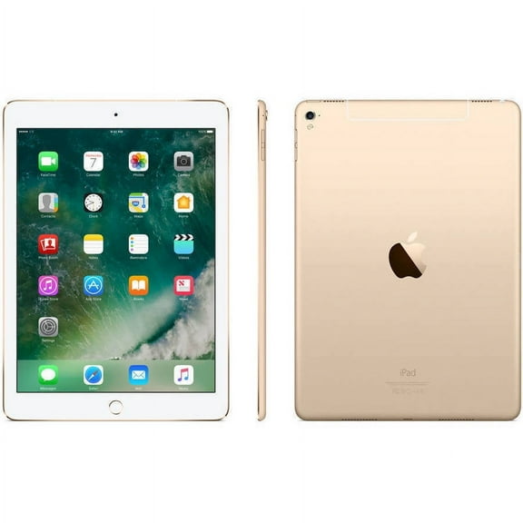 Restored 2016 Apple 9.7-in iPad pro Wi Fi+Cellular 128 GB Gold (Refurbished)