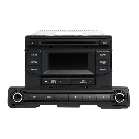 Restored 2017-2018 Hyundai Elantra AM FM Radio Single Disc CD Player 96170-F214OUAT (Refurbished)
