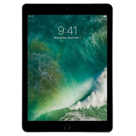 Restored 2017 Apple iPad Wi Fi 128 GB Space Gray (5th Generation) (Refurbished)