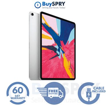 Restored 2018 Apple iPad Pro 12.9" 3rd Gen (Wi-Fi   Cellular) 256GB Silver (Refurbished)