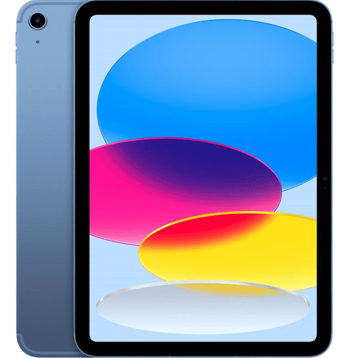 Pre-Owned 2022 Apple iPad Wi FiWiFi + Cellular (10th Generation) - 256GB Blue